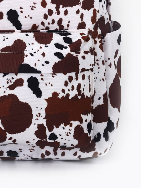 Cow Print Backpack