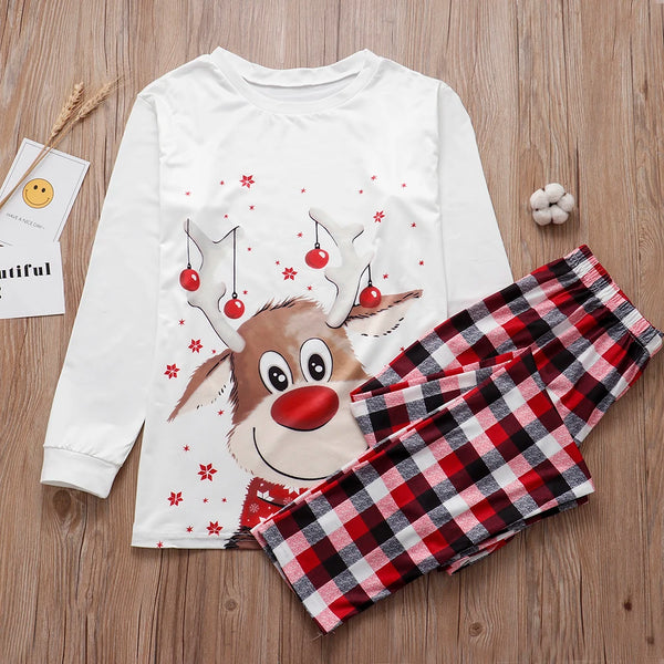 Christmas Reindeer Family Matching Pajamas