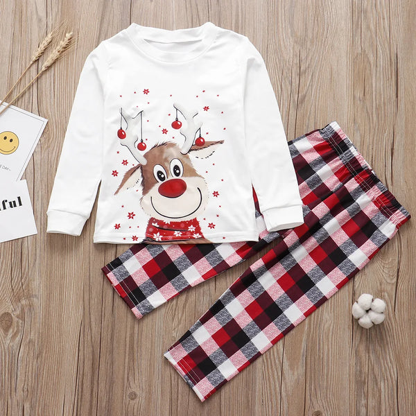 Christmas Reindeer Family Matching Pajamas