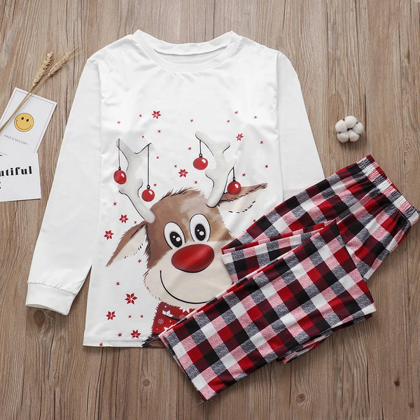 Christmas Reindeer Family Matching Pajamas