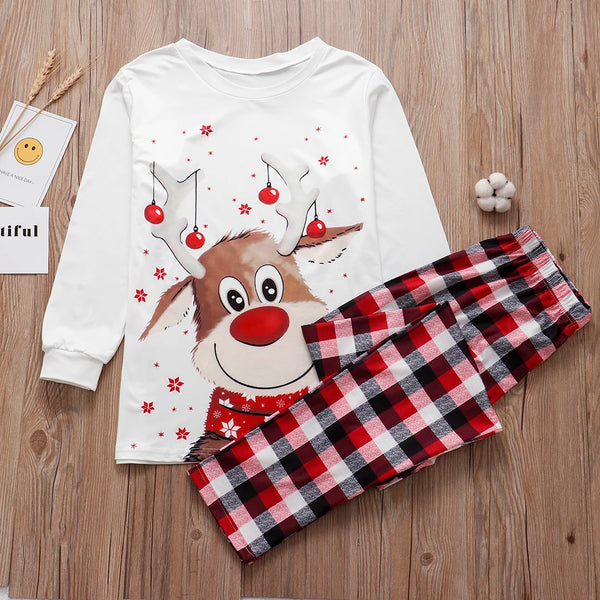 Christmas Reindeer Family Matching Pajamas