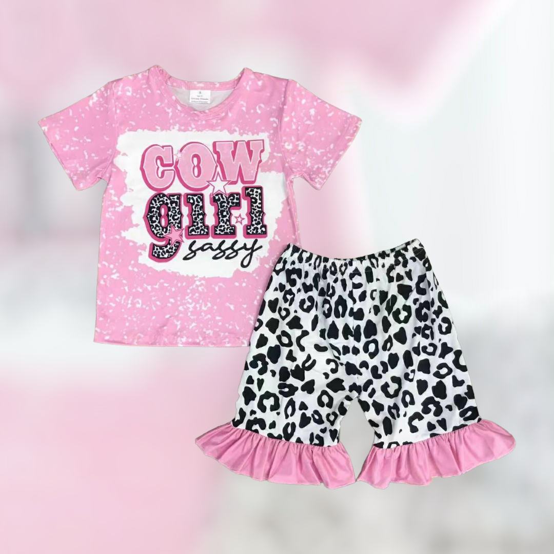 Cow Girl Sassy Short Set