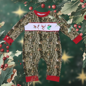 Camo Christmas Romper