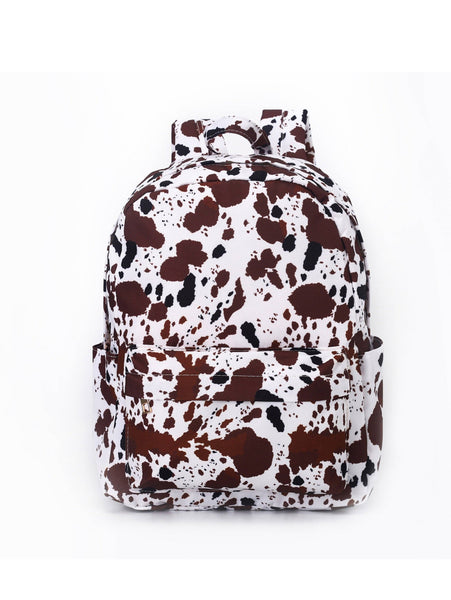 Cow Print Backpack