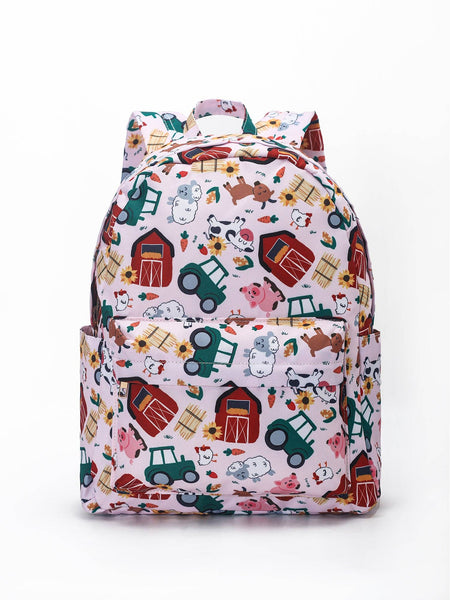 Pink Girls Farm Backpack