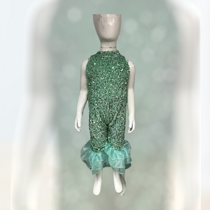 Green Sequin Romper