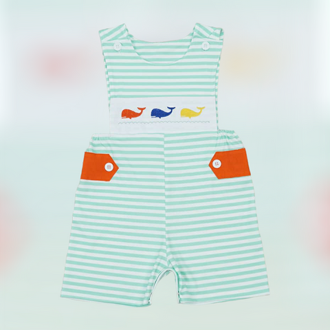 Three Whales Romper